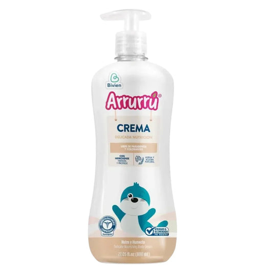 Crema Humectante Arrurrú Nutrición 800 ml | Humectación para Bebé