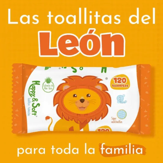 Pañitos Happy y Soft x120 | Limpieza Suave para Bebé