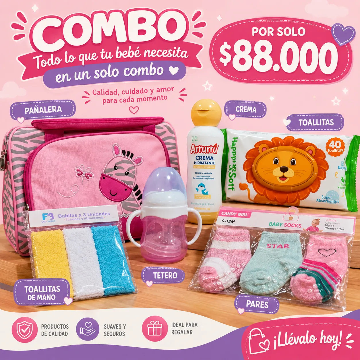 Combo Todo lo que tu Bebé Necesita