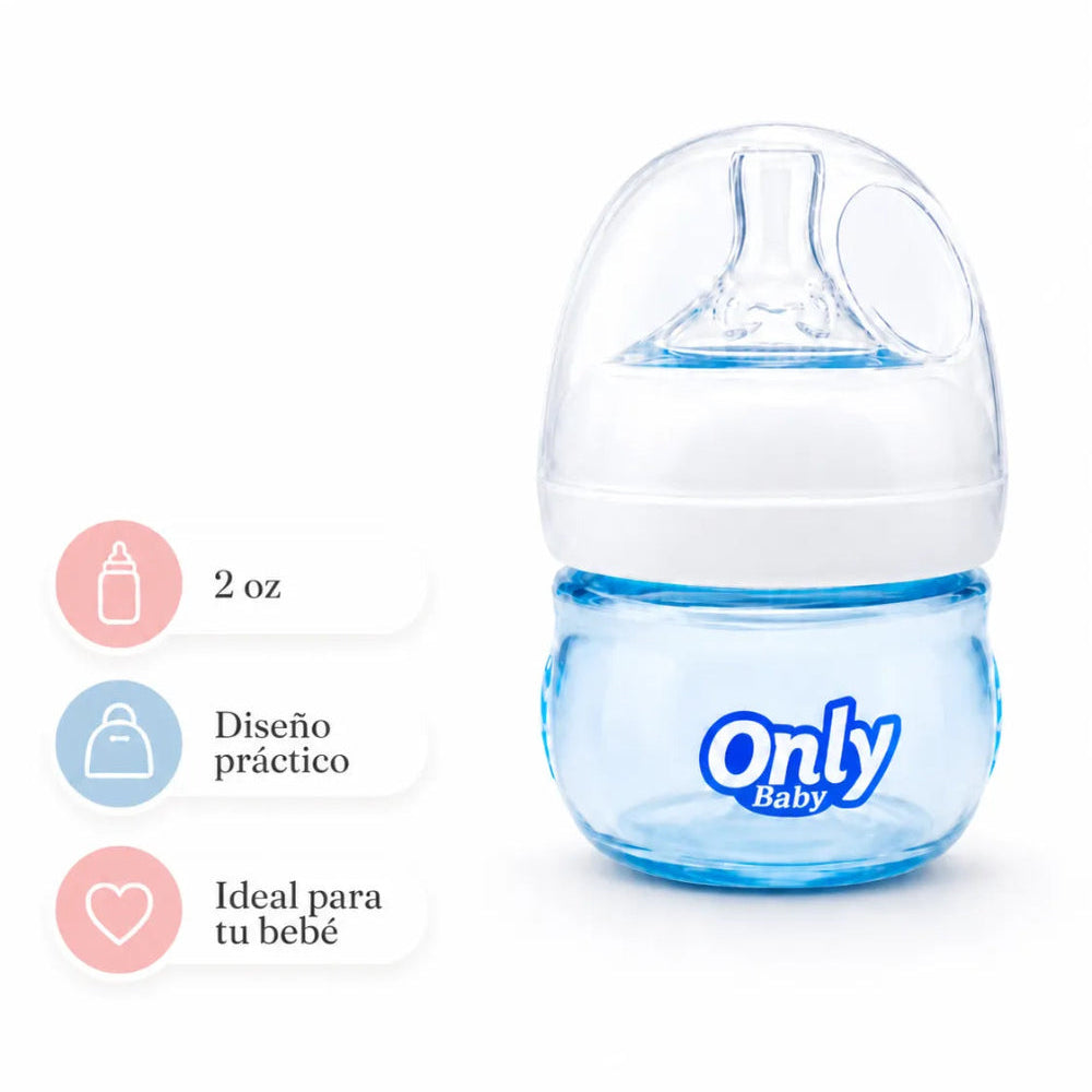 Tetero Only Baby Natural 2oz / 60ml | Alimentación para Bebé