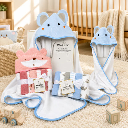 Set Cobija con Capota + Babitas para Bebé