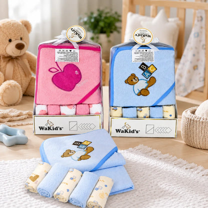 Set Toalla con Capota + Babitas WaKid's