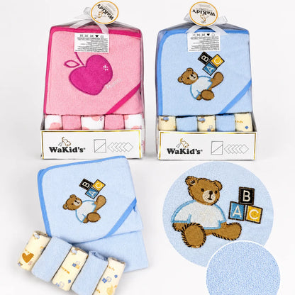 Set Toalla con Capota + Babitas WaKid's