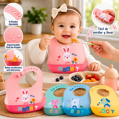 Babero Siliconado Ajustable