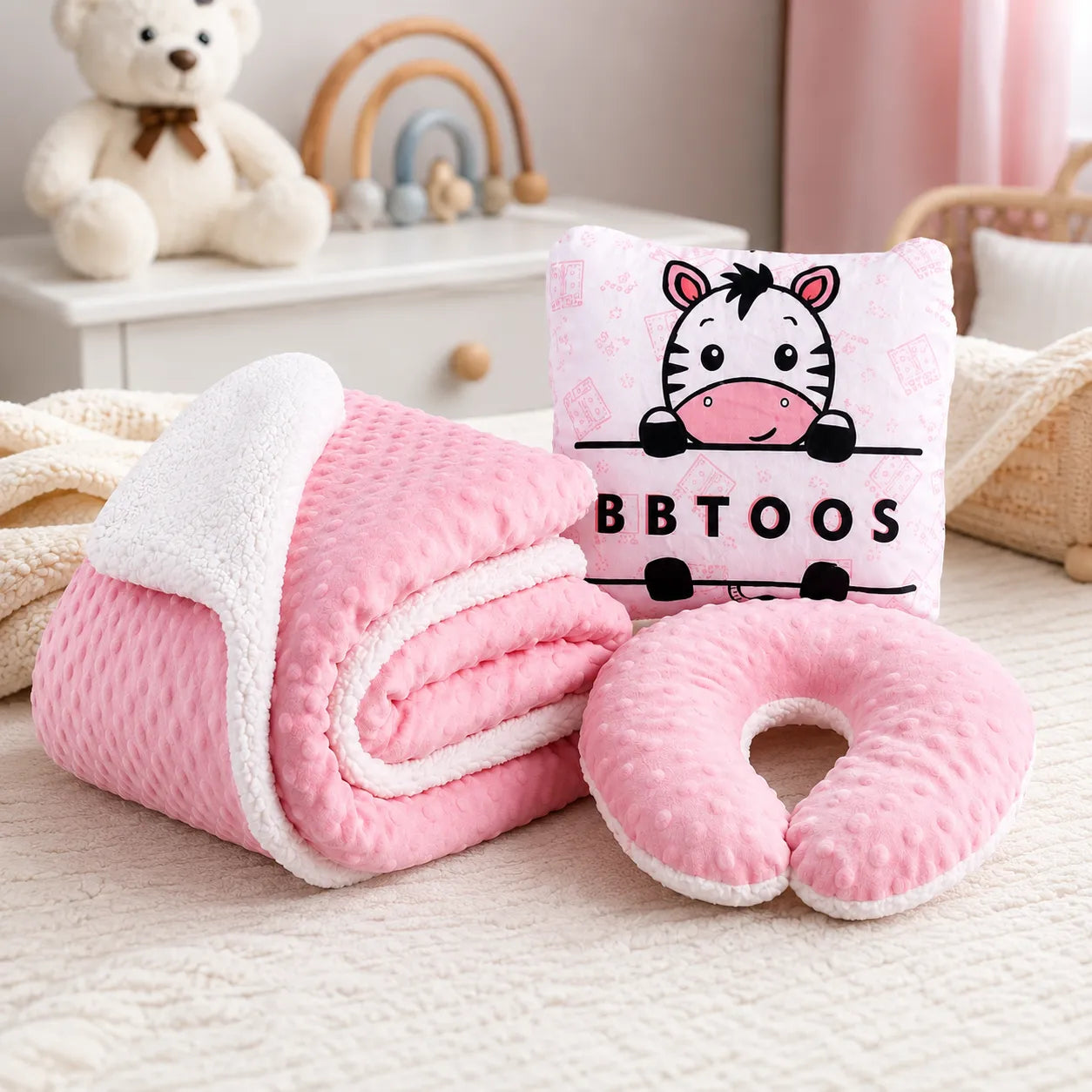 Combo Cobija + Almohada + Cuellero