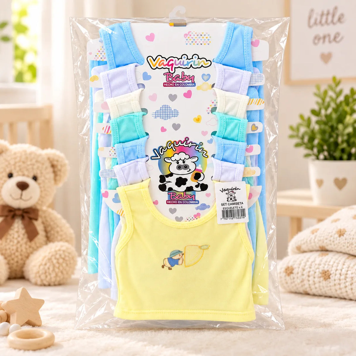 Set de Camisetas Esqueleto para Bebé Vaquirín Baby