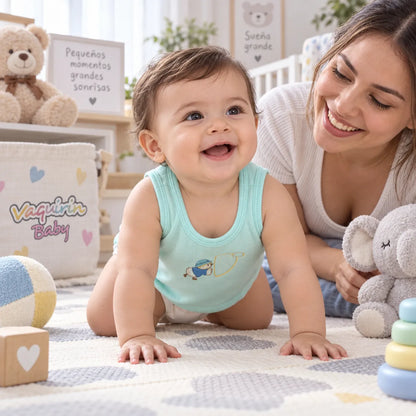 Set de Camisetas Esqueleto para Bebé Vaquirín Baby