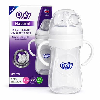 Tetero Only Baby Natural 8oz / 260ml | Alimentación para Bebé