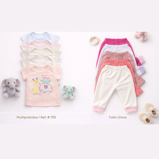Set multi-prendas bebé Friends #853