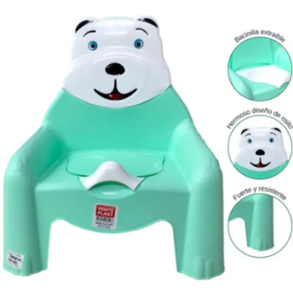 Bacín infantil Praktiplas Oso