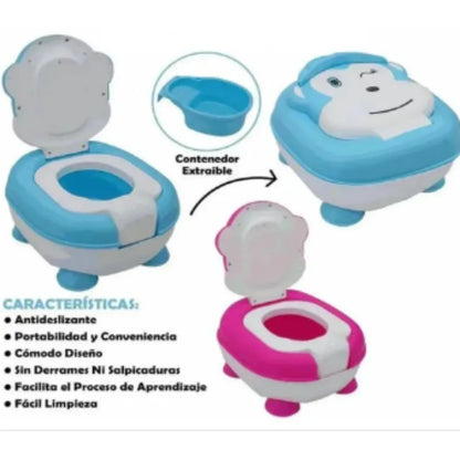 Bacín infantil Praktiplas Monkey