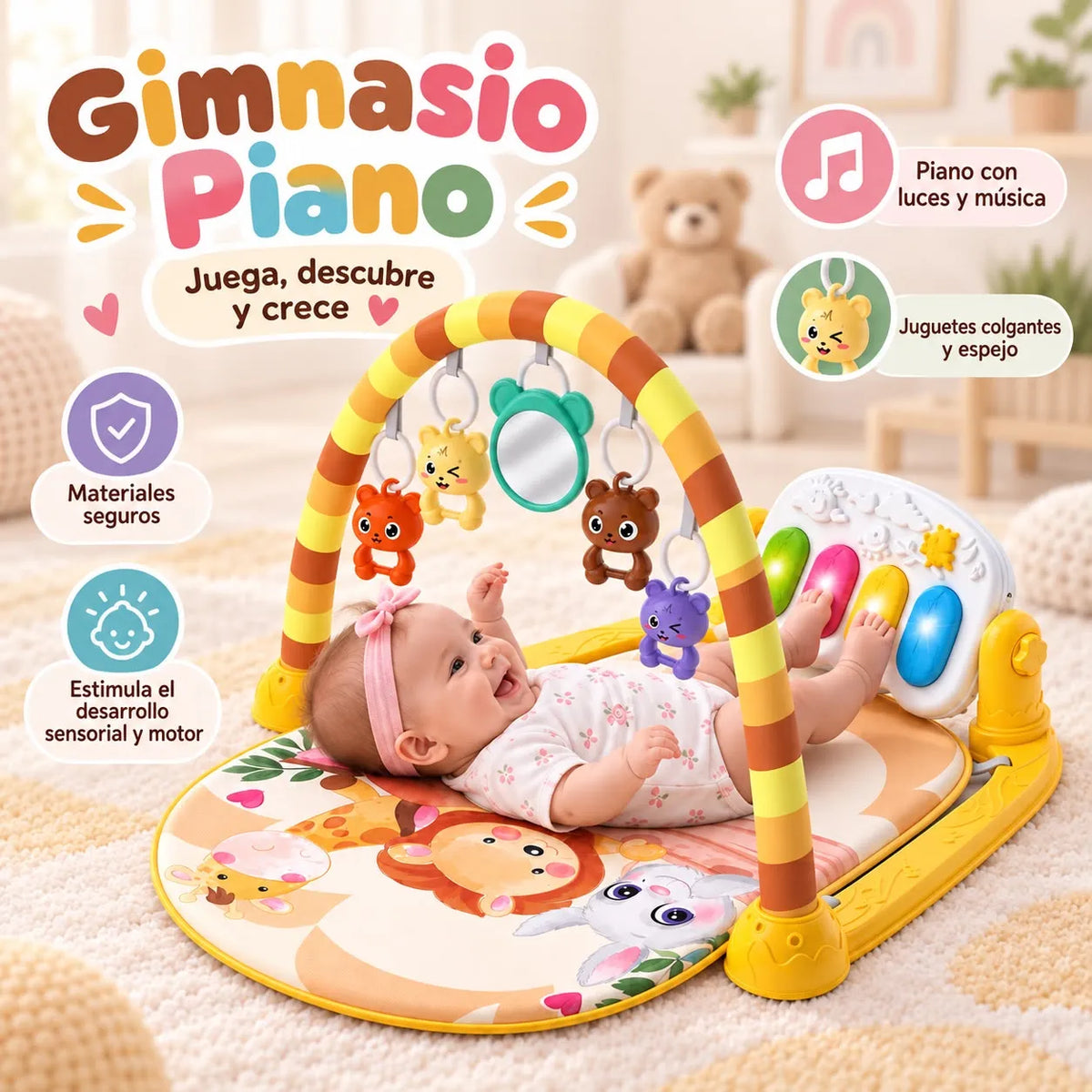 Gimnasio Piano Musical | Multisensorial para Bebé