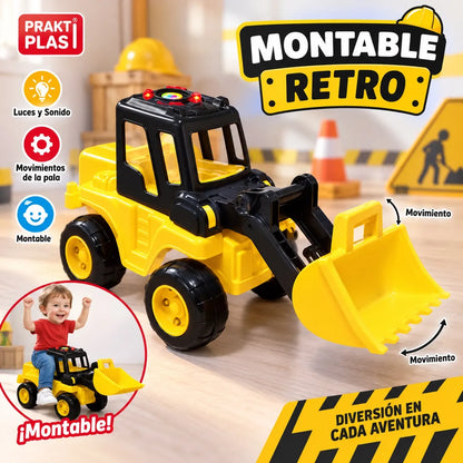 Montable Retro Tipo Cargador con Luces y Sonido