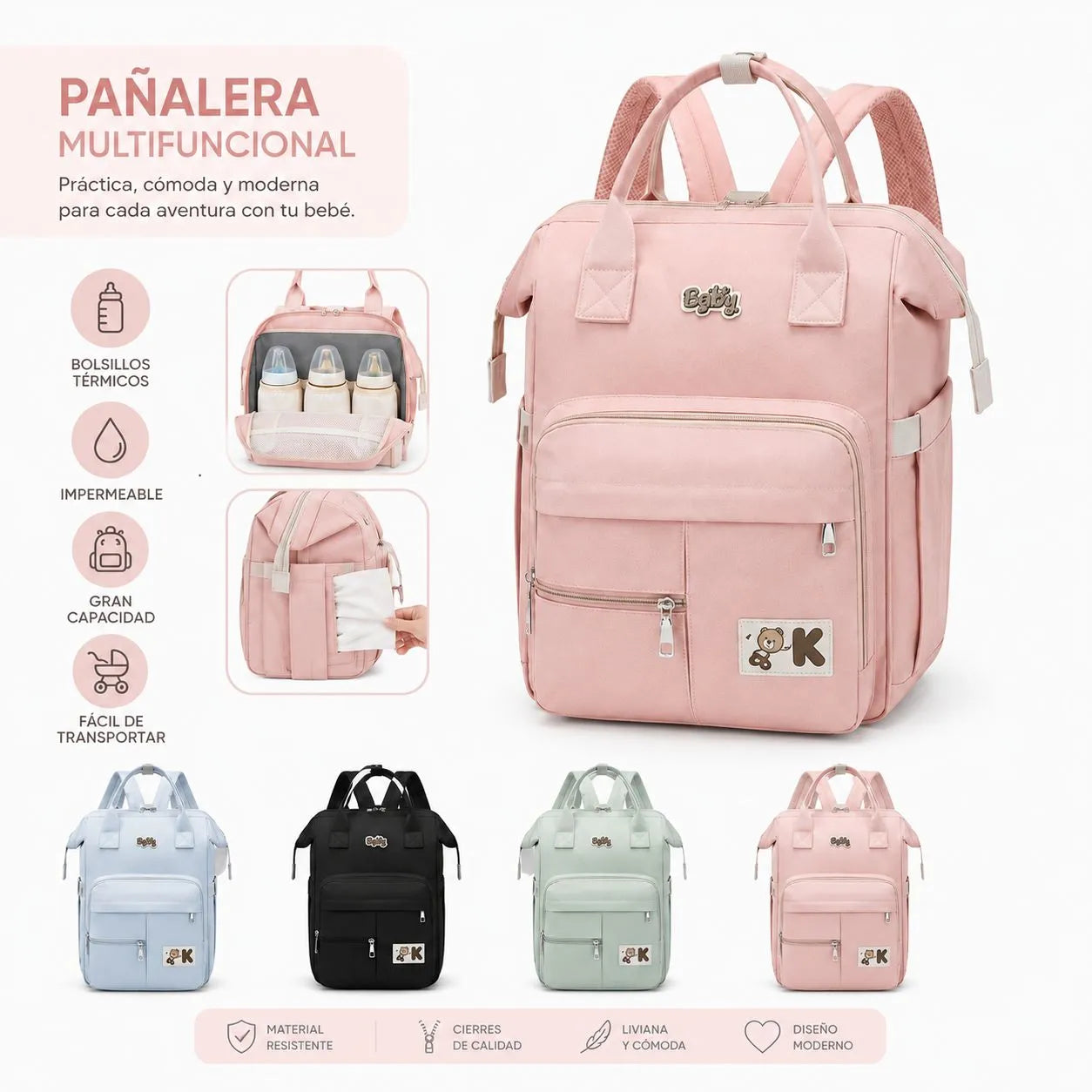 Pañalera Multifuncional | 8606