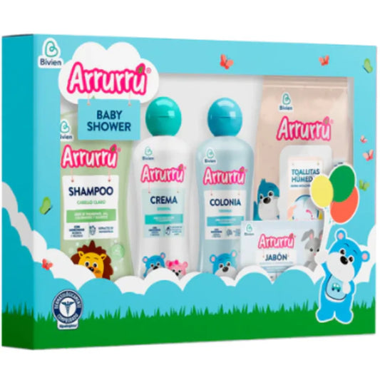 Kit Baby Shower Arrurrú | Aseo Completo para Bebé