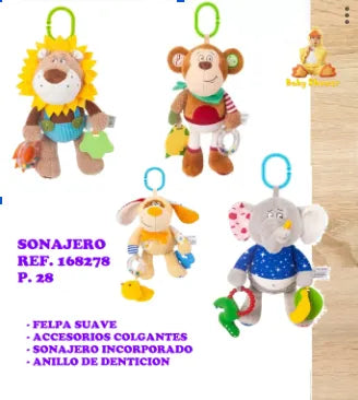 Sonajero de Peluche para Bebé