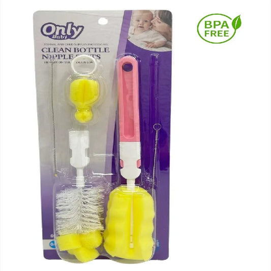 Juego de Cepillos Lavateteros Only Baby | Limpieza de Biberones