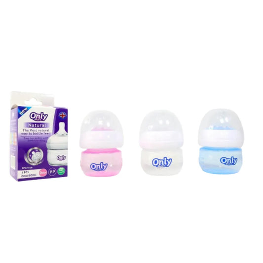 Tetero Only Baby Natural 2oz / 60ml | Alimentación para Bebé