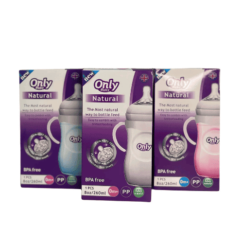 Tetero Only Baby Natural 8oz / 260ml | Alimentación para Bebé
